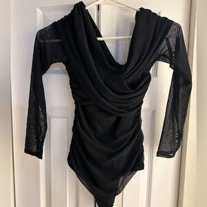 Abercrombie & Fitch Top | Abercrombie Off Shoulder Wrap Bodysuit